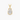A pear-cut diamond pendant in a yellow gold setting, displayed on a clean white background.
